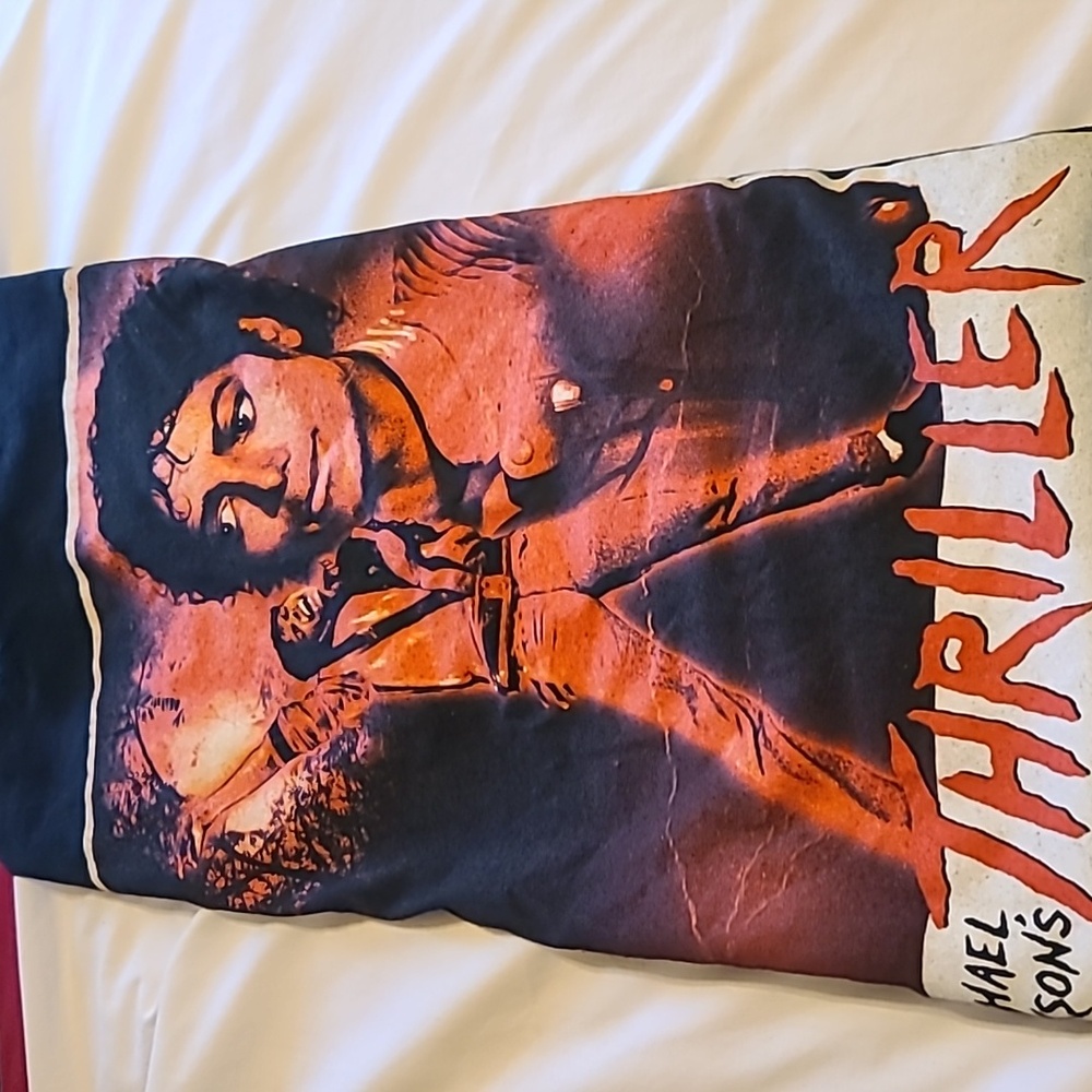 Michael Jackson Thriller Band T-Shirt Size Large Black and Red